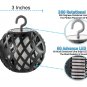 Solar Powered Rattan Ball Flickering Flame Effect LED String Globe Hanging Light