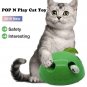 Automatic Pop Up Peekaboo Interactive Motion Cat Play Toy With Squeaking Mouse
