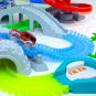 2pc Magic Twisting Light Up Glow Dark Race Tracks Bridge & Tunnel Set Addon Set