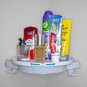 Instant Rotating Wedge Shelf Suction Grip Hanging Kitchen Bathroom Spinning
