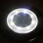 4 Solar Powered Disc Path Lawn 8 LED Lights W/ Diffusure Lens Waterproof Spikes