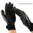 True Pet Hair Grooming Gloves Gentle Deshedding Brush Efficient Dog Hair Removal