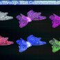 Butterfly Solar Wind Chime LED RGB Color Changing Hanging Lights Garden Lights
