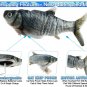 Cat Flipping Flopping Fish Cat Toy Motion Activated Motorized Cat Plush Toy USB