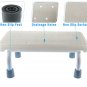Medical Stepping Stool Bathroom Shower Drainage Holes Non Slip Foot Stool Senior