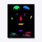 "The Clown" Canvas Print Scientific Cat Art Collection 16x20