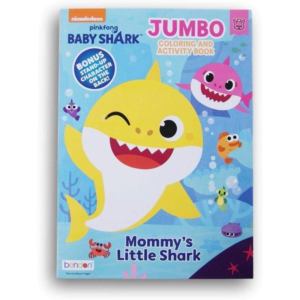 Nickelodeon, Ping Fong Baby Shark, Mommy's Little Shark Jumbo Coloring ...