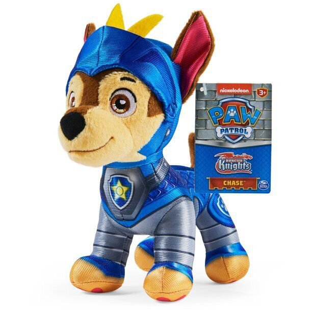 PAW Patrol: Rescue Knights - Chase Plush Toy, 8-Inches Tall