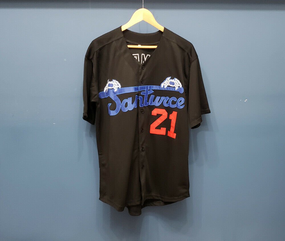 Roberto Clemente #21 Santurce Puerto Rico Baseball Jersey Top Sewn Custom  Names