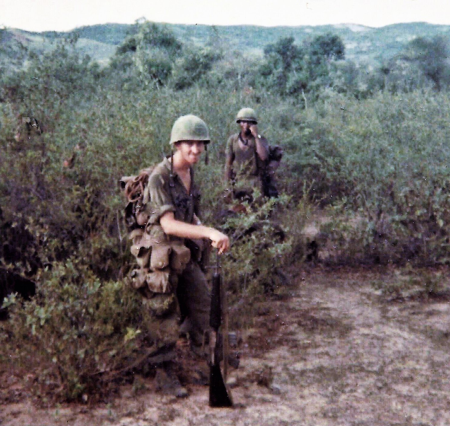 Vietnam -Troops - 1967 = Album + 54 Color Photos + (2) 8"/10" cover photos