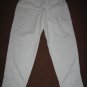 CHIC Classic Relaxed Fit Pants Misses Size 14 Average White Straight Leg