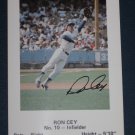 Dodgers RON CEY #10 Infielder Baseball TRADING CARD Los Angeles Police Department