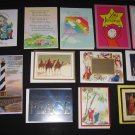 Birthday Christmas Friendship Sympathy Congratulations Thinking of You CARDS Lot of 13