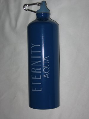 CK Calvin Klein ETERNITY Aqua WATER BOTTLE with Clip Brand New