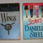 Danielle Steel Lot of 2 Paperback Books SISTERS and WINGS