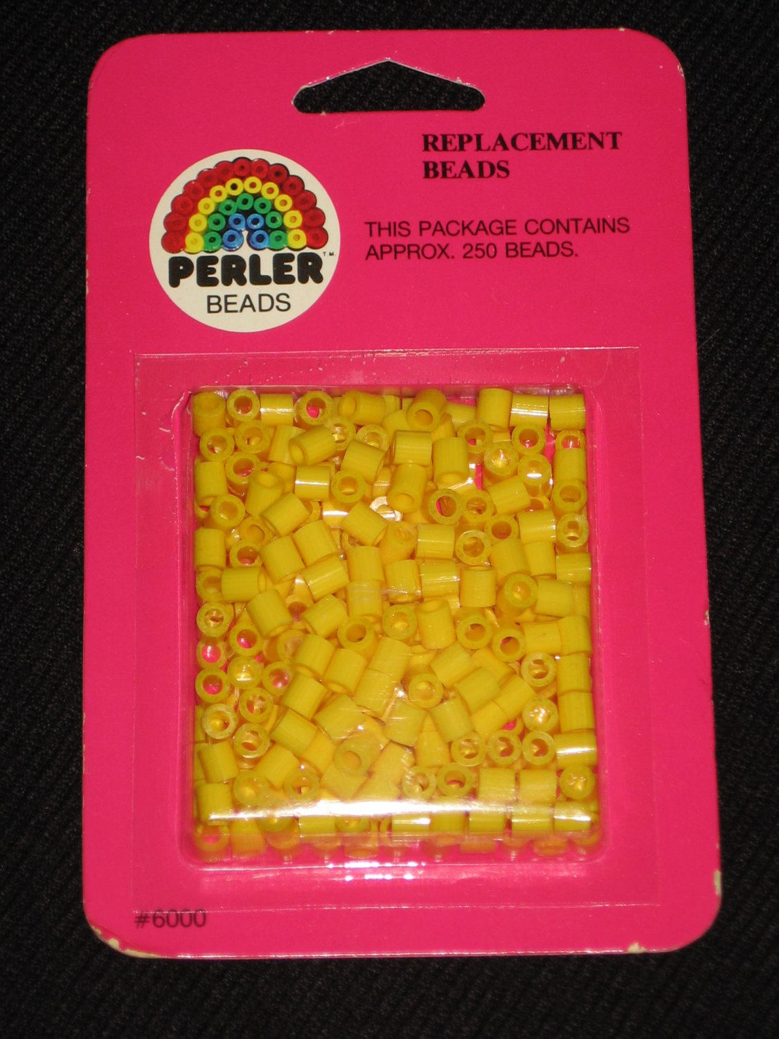 Yellow PERLER Craft Beads Pack of 250 - NEW