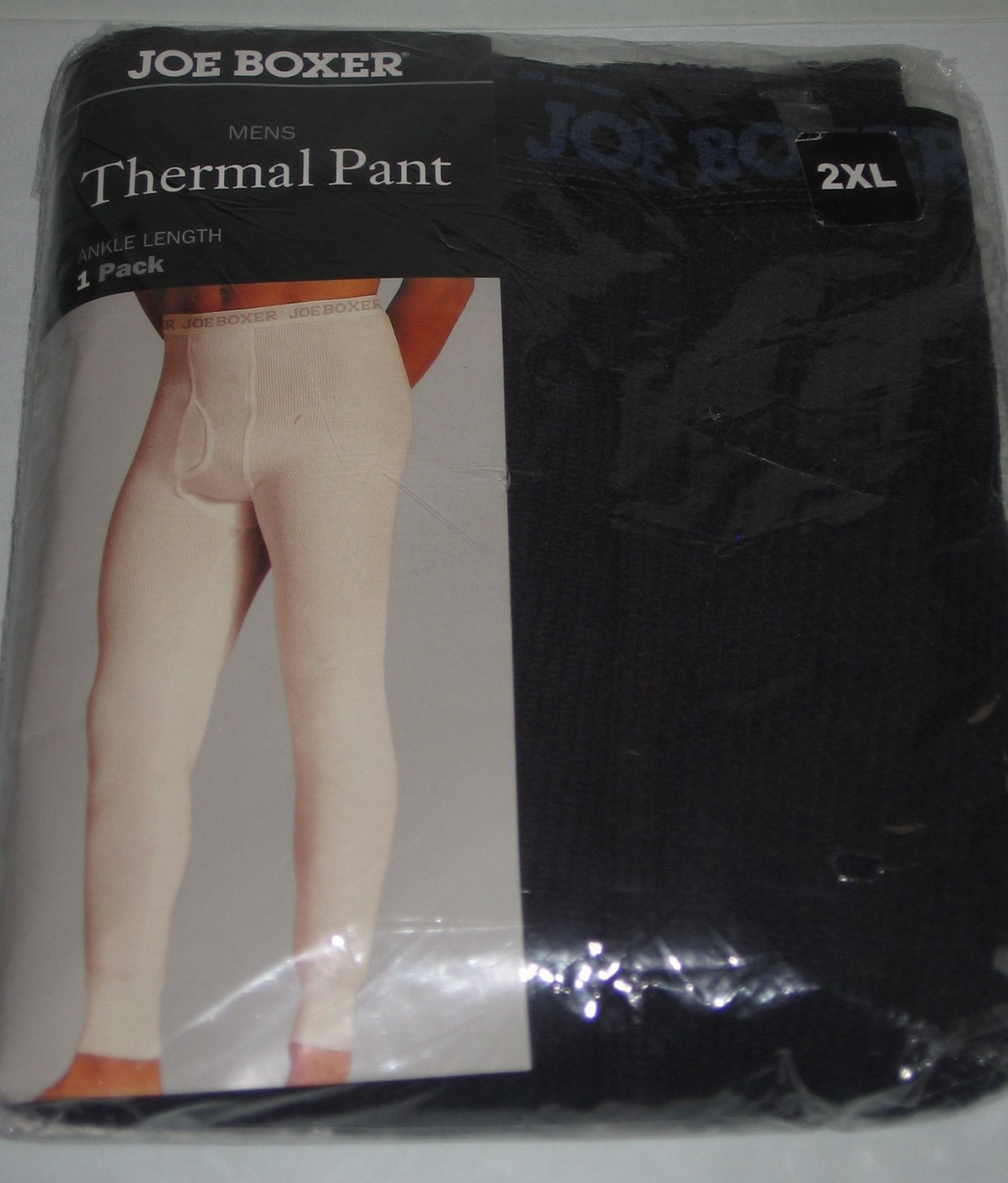 Joe Boxer Thermal Pants Underwear Mens 2XL (4548) Dark Blue Ankle Length NEW