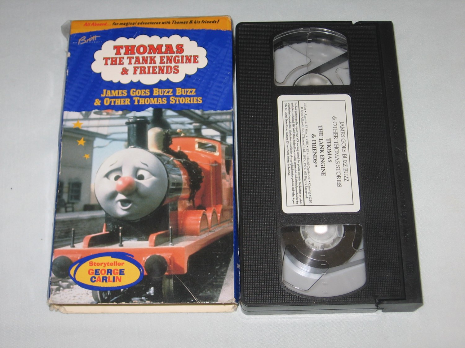 Thomas the Tank Engine and Friends James Goes Buzz Buzz (VHS, 1994)