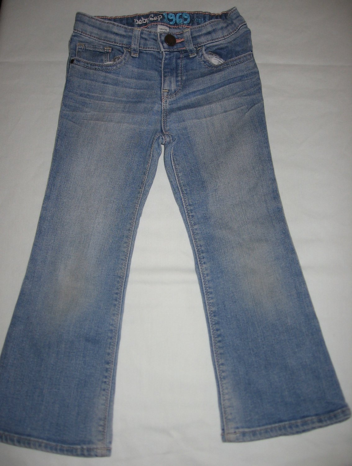 Baby Gap 1969 Jeans Cute Boot Pants Adjustable Waist Size 4 Years