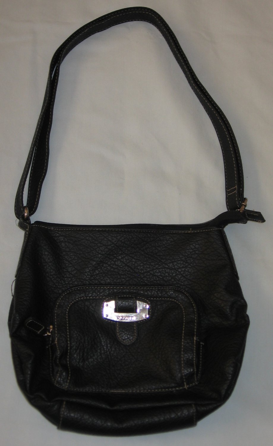 black purse shoulder strap