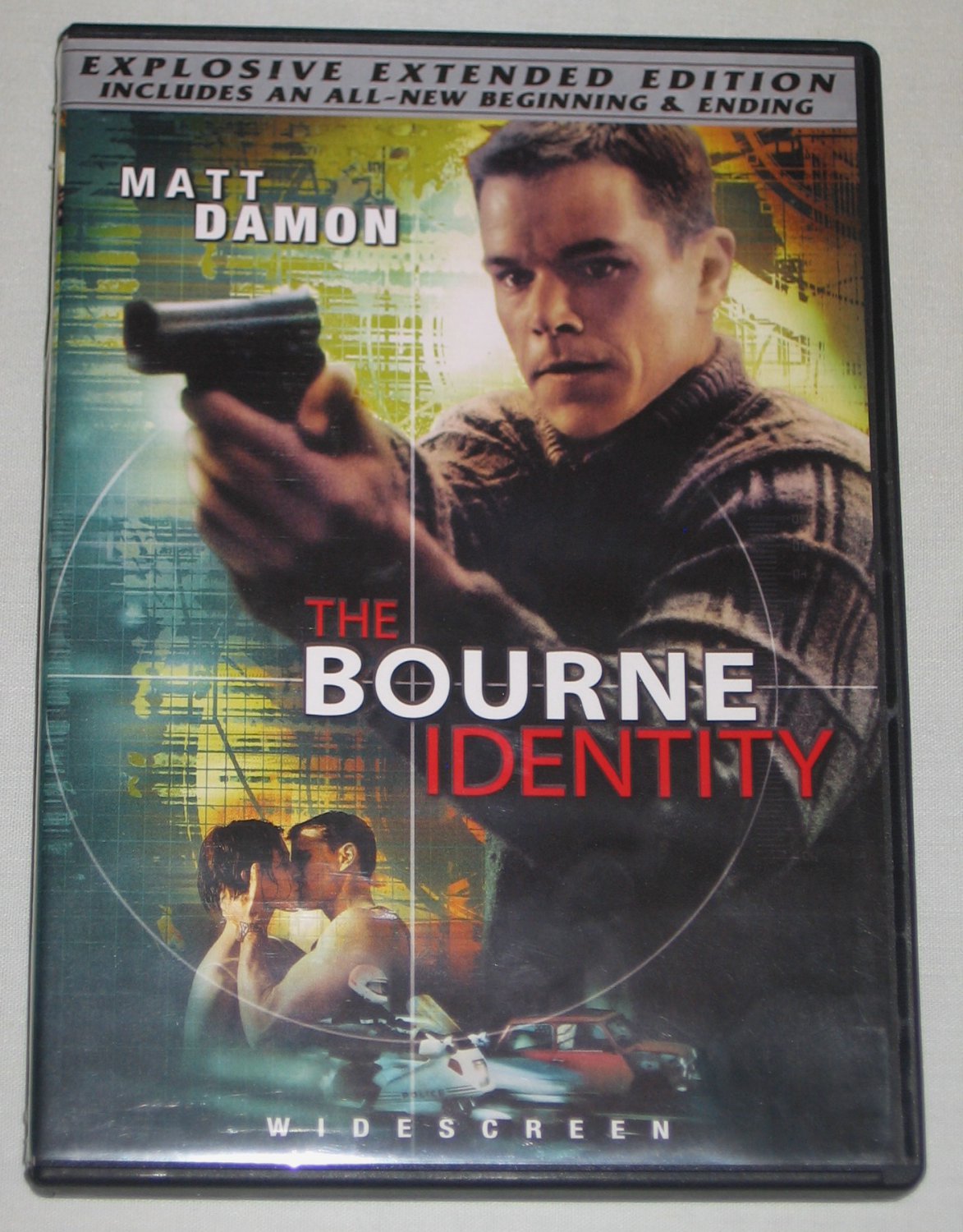 The Bourne Identity DVD The Explosive Extended Edition Widescreen Matt ...