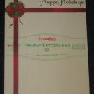 HAPPY HOLIDAYS Geographics Letterhead Invitations Scrapbooking Paper Stationery 80 Count NEW