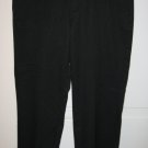 Calvin Klein Black Pinstripes Dress Pants Slacks Flat Front Mens Size 34