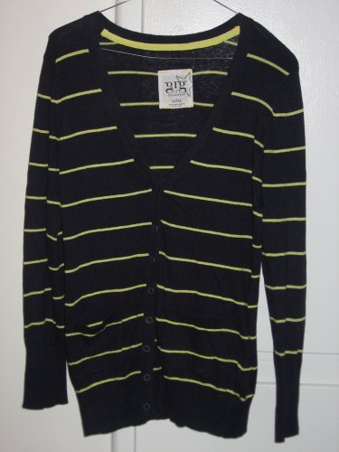 GRG Cree Montreal Button Down V-Neck Knit Top Sweater Womens Size Medium M