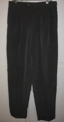 OSMAN Beyoglu Gray Wool Pleated Dress Pants Trousers Mens US Size 34 EUROPE 44 Tall Mens Clothing