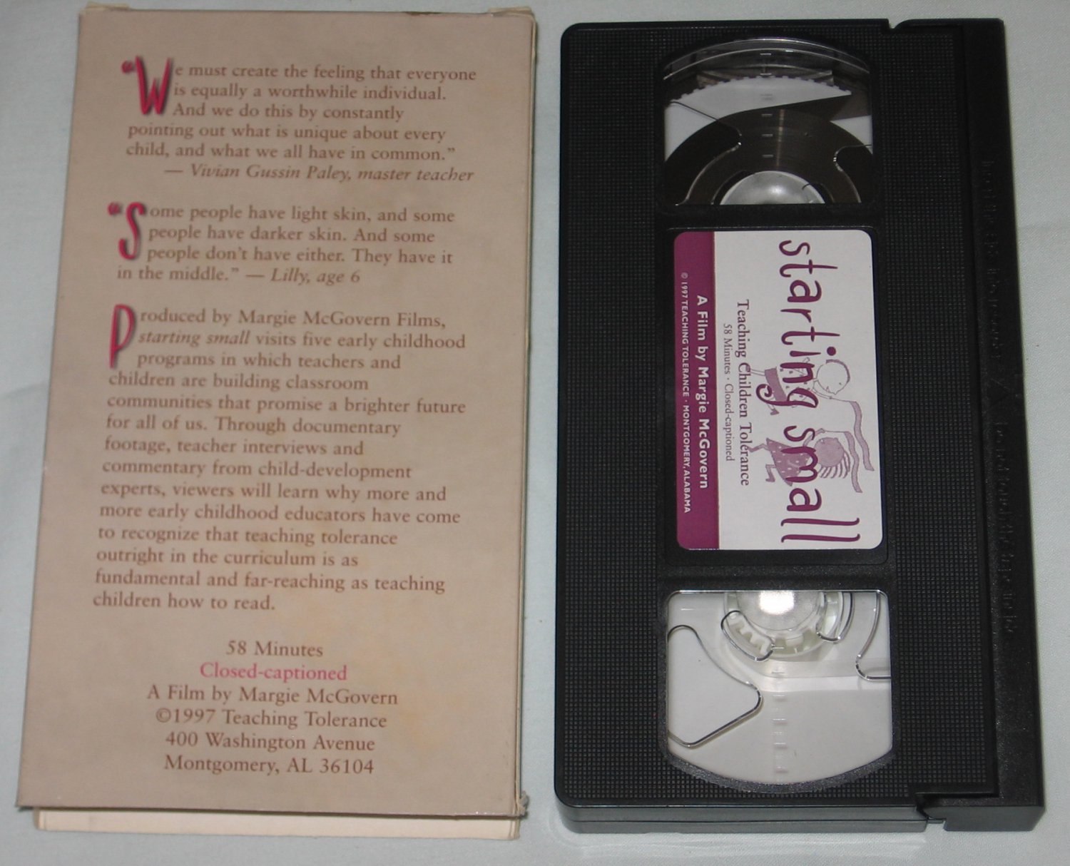 Starting Small Teaching Children Tolerance VHS Early Child Education ...