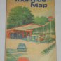 Vintage 1970 California Tourgide Map GULF Gas Station Collectible
