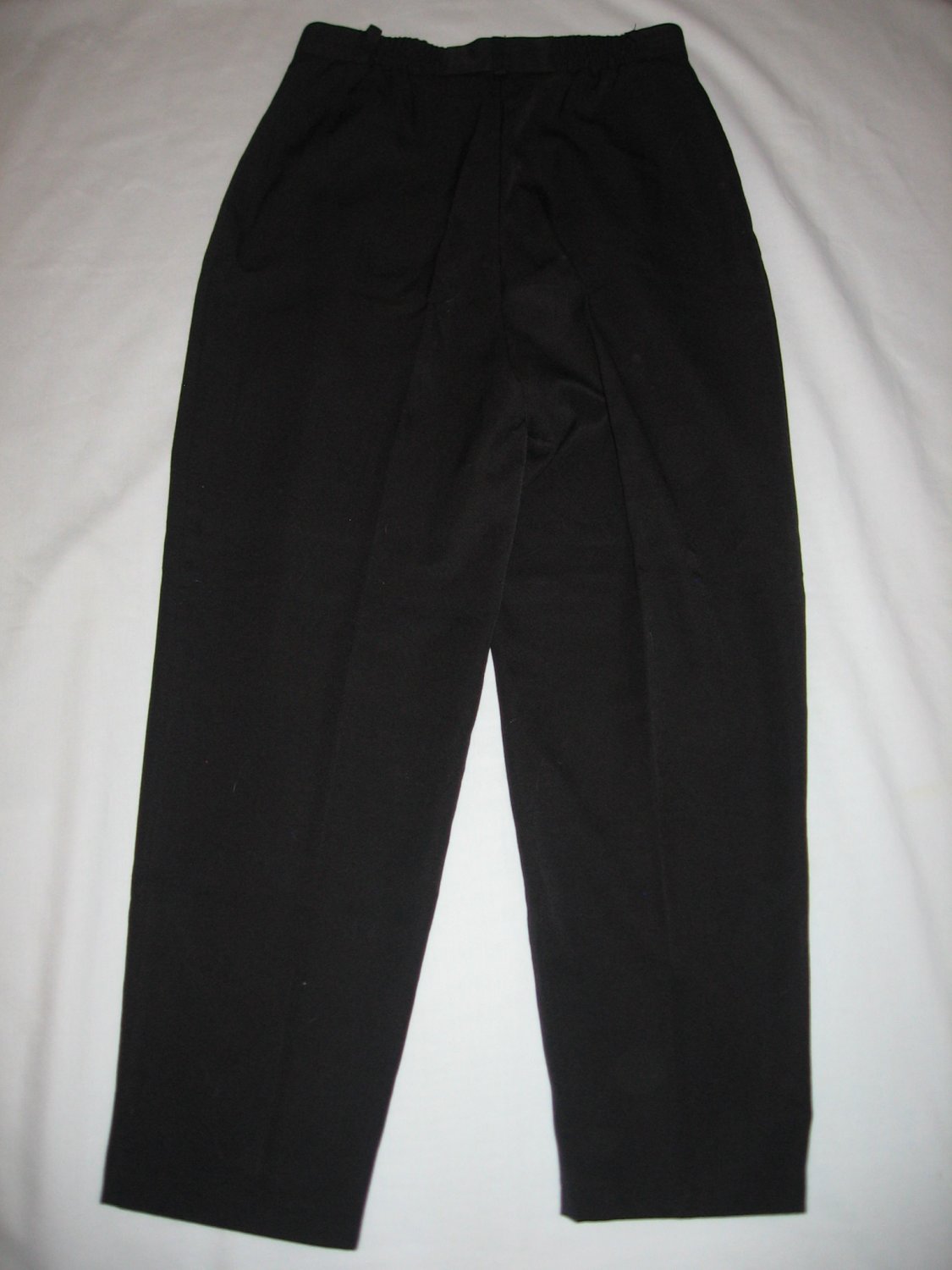 SK and Company Black Pleated Dress Pants Womens Size 8 Petite