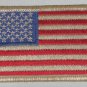 American Flag Iron On Embroidered Patch 3-1/4 x 2 NEW