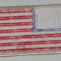 American Flag Iron On Embroidered Patch 3-1/4 x 2 NEW