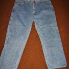 Mens Wrangler Authentic Blue Jeans Pants Size 42