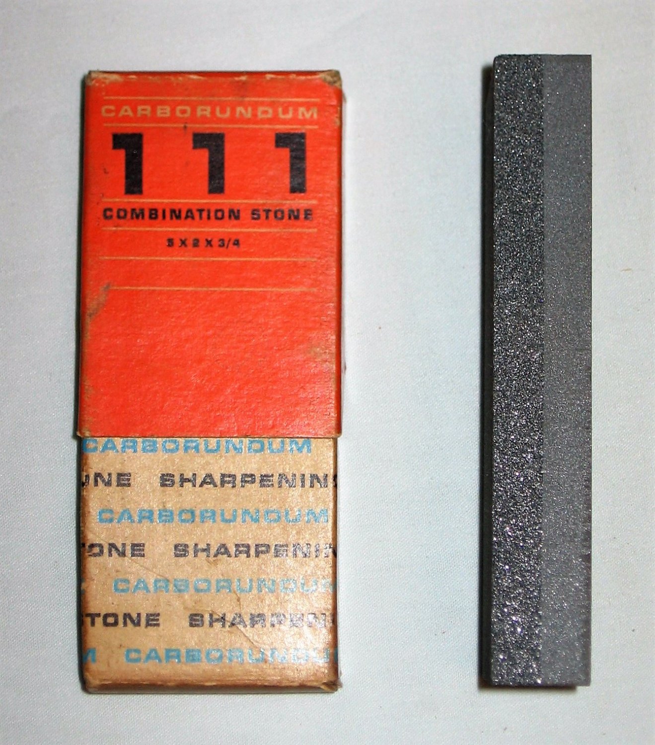 Carborundum sharpening stone