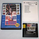 Bulls vs. Lakers and The NBA Playoffs Sega Genesis Basketball Video Game COMPLETE TESTED