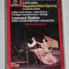 Copland Appalachian Spring Ballet John Henry Leonard Slatkin 1988 Cassette Angel Records NEW
