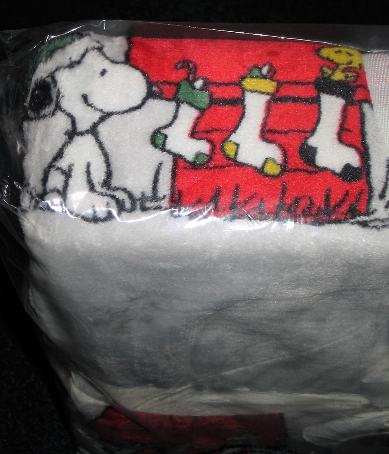Berkshire Peanuts Snoopy Woodstock VelvetSoft Throw Christmas Blanket