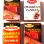 Lot of 4 Boxes 170 Chanukah Hanukkah Candles Assorted Colors Manischewitz Streit's Made in Israel
