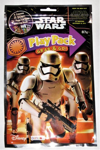 Star Wars StormTroopers Play Pack Grab & Go Stickers Crayons Coloring Book NEW
