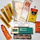 Gun Cleaning Supplies Lot Lyman Molykote Gunslick Hoppes Javelina Lube Oil Mop Brushes +