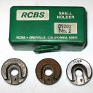 Lot of 3 RCBS Reloading Shell Holders #3 #6 #7 Box Only #2