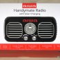 NEW AIWA Handy Mate Radio with Solar Charging, Fan, Flashlight SOS Sirens AI6022-BLK