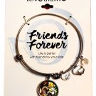 Love this Life FRIENDS FOREVER Bangle Bracelet Heart Charms Fashion Jewelry BRAND NEW Love this Life FRIENDS FOREVER Bangle Bracelet Heart Charms Fashion Jewelry BRAND NEW
