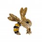 Vintage Gerrys BUMBLE BEE Pin Brooch Lapel Gold Tone Honey Bee Fashion Jewelry