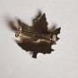 Vintage Silver Tone Maple Leaf Pin Brooch Lapel Textured Design Fashion Jewelry