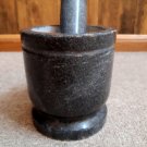 Mortar and pestle set-4"Black Marble available in three Sizes