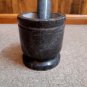 Mortar and pestle set-7"Black Marble available in three Sizes