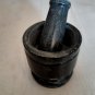Mortar and pestle set-4"Black Marble available in three Sizes